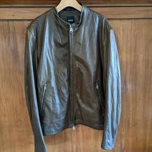 Hugo Boss Men's Leather Jacket